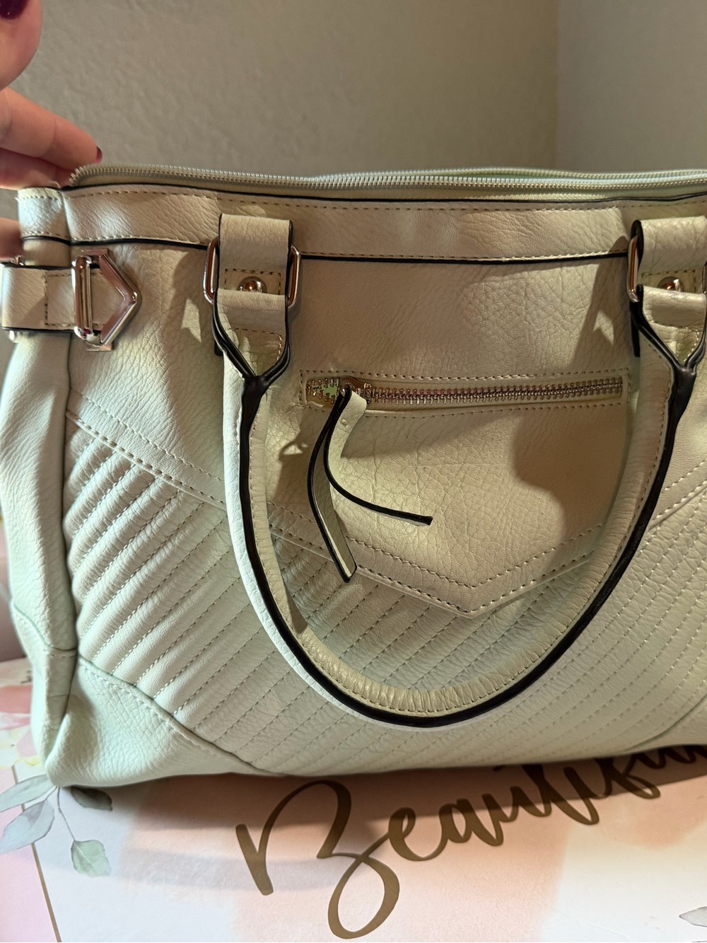 Women's mint Satchel Handbag